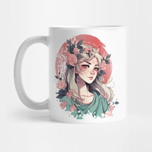 Cute Anime Girl Mug